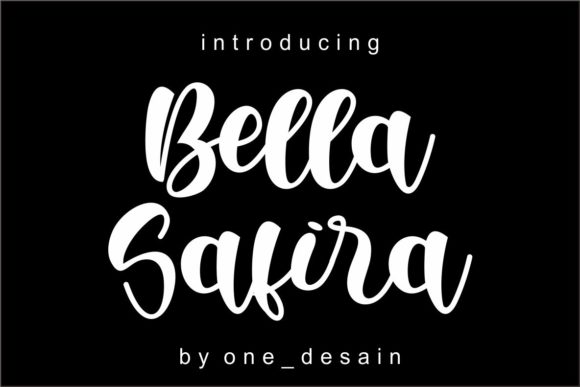Bella Safira: A Modern Script Font for Web Design