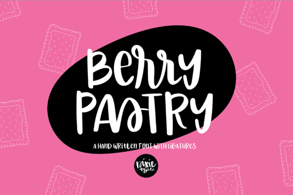 Berry Pastry: A Modern Calligraphy Font for Branding