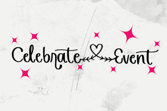 Celebrate Event: A Warm Handwritten Font for Branding