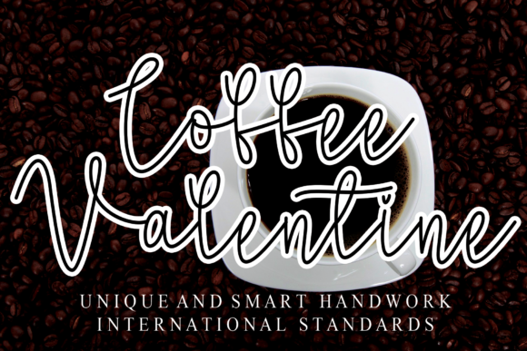 Coffee Valentine: An Elegant Script Font for Crafters