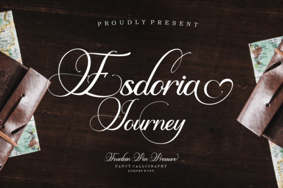 Esdoria Journey: A Whimsical Script Font for Editorial Design