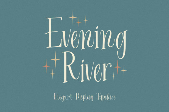 Evening River: A Script Font for Editorial Design