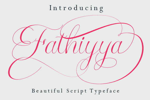 Fathiyya: The Elegant Script Font for Marketers