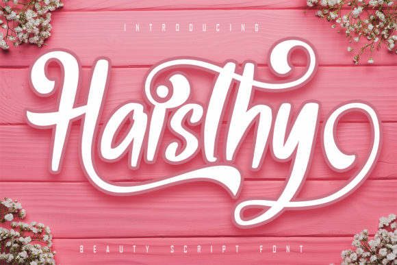 Haisthy: A Bold Script Font for Modern Web Design