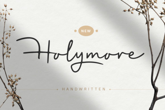 Holymore: A Romantic Handwritten Font for Crafters