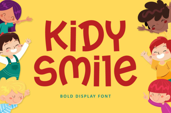 Kidy Smile: A Playful Handwritten Font for Crafters