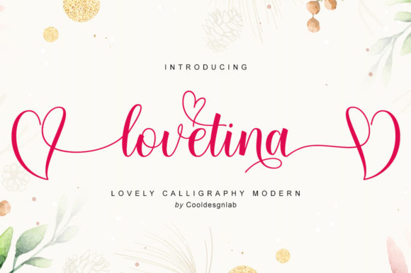 Lovetina: A Refined Script Font for Editorial Design