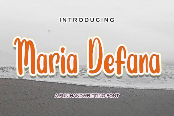 Maria Defana: A Bold Handwritten Font for Crafters