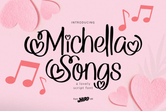 Michella Songs: A Romantic Script Font for Web Design
