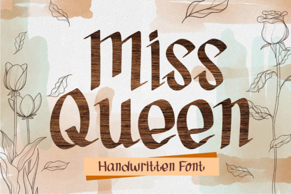 Miss Queen: A Whimsical Handwritten Font for Branding