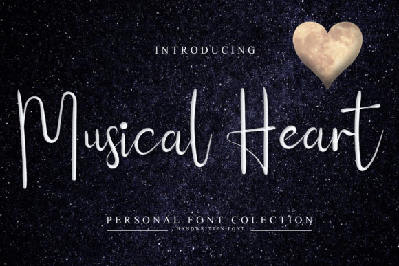 Musical Heart: A Premium Handwritten Font for Web Design
