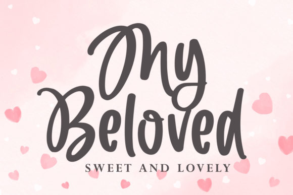 My Beloved: The Handwritten Font for Campaigns