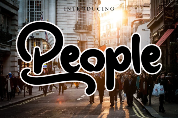 People: A Natural Handwritten Font for Makers