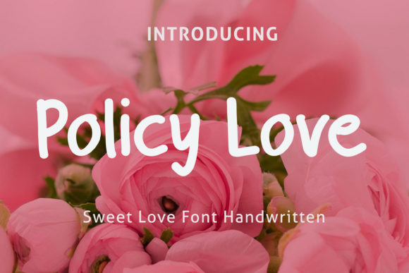 Policy Love: A Premium Script Font for Brand Identity