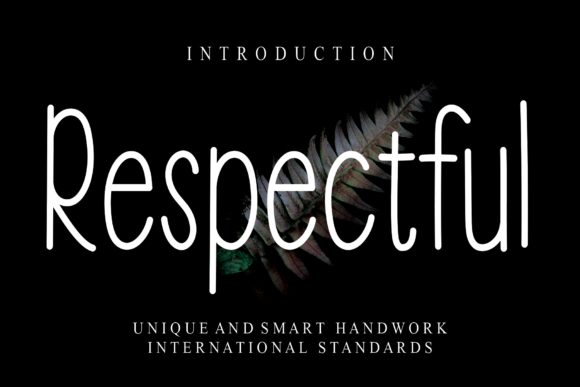 Respectful: A Clean Handwritten Font for Modern Web Design