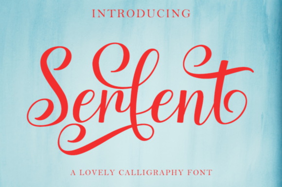 Serfent: A Warm Handwritten Font for Your Brand