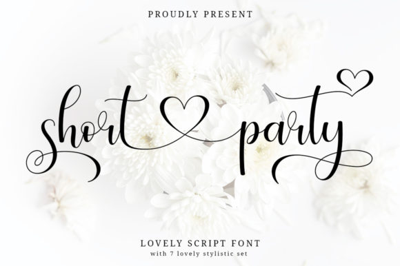 Short Party: A Romantic Script Font for Branding