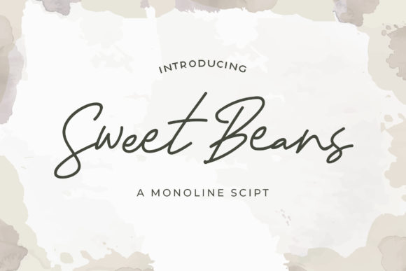 Sweat Beans: A Modern Script Font for Web Design