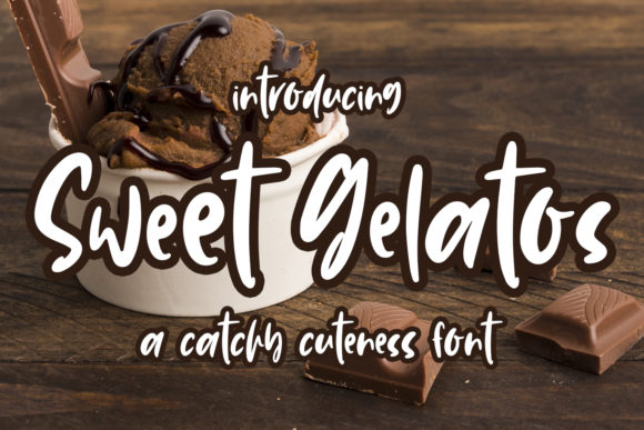 Sweet Gelatos: A Quirky Handwritten Font for Editors