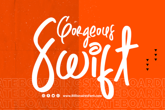 Swift Gorgeous: A Bold Handwritten Font for Your Brand