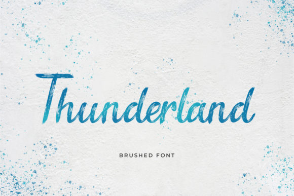 Thunderland: A Handwritten Font for Editorial Design