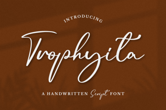 Trophyita: A Handwritten Font for Polished Branding