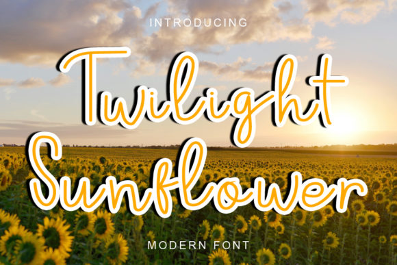 Twilight Sunflower: A Refined Script Font for Branding