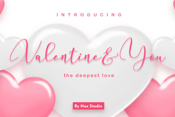 Valentine You: A Romantic Handwritten Typeface for Editors