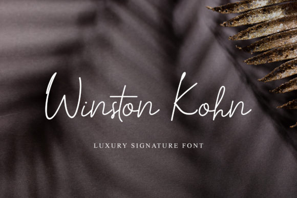 Winston Kohn: A Dainty Script Font for Makers