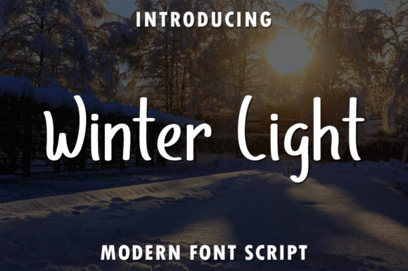 Winter Light: A Handwritten Font for Warm Branding